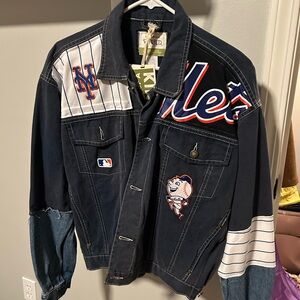 New York Mets Refried Patchwork Denim Jacket